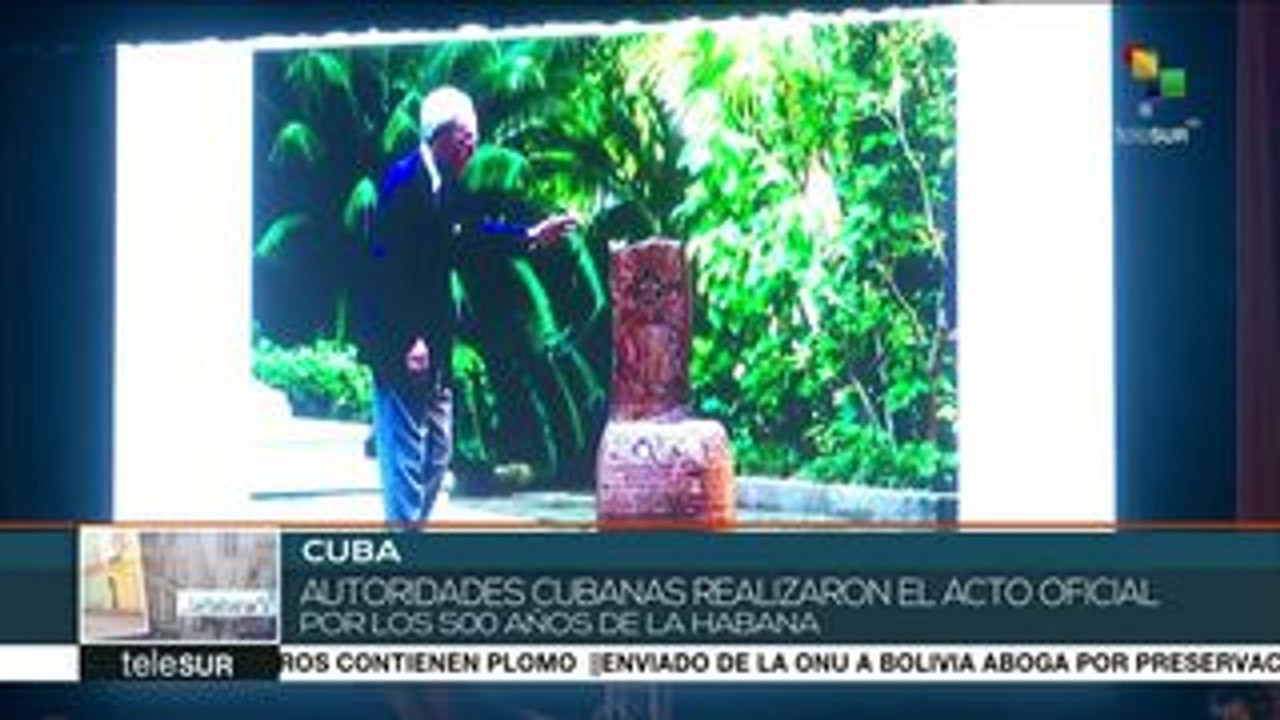 Los habaneros celebran los 500 años de la fundación de su ciudad