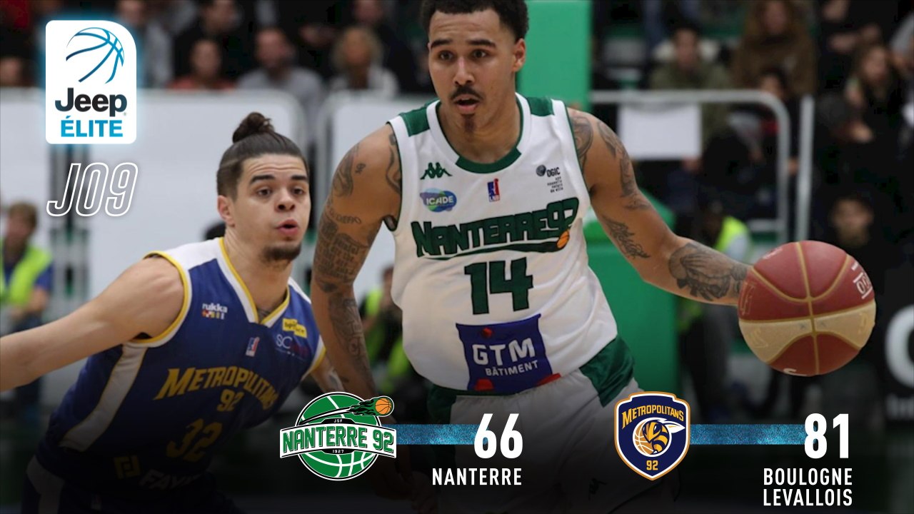 Jeep® ÉLITE : Nanterre vs Boulogne-Levallois (J9)