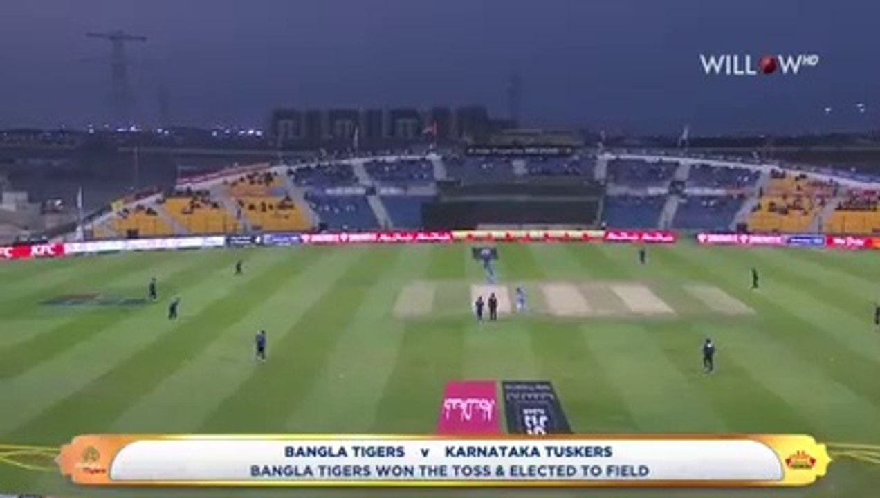8th Match: Bangla Tigers vs Karnataka Tuskers - Full Match Highlights  #AbuDhabiT10 #T10League