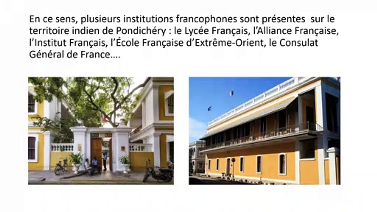La situation particulière de Pondichéry en Inde