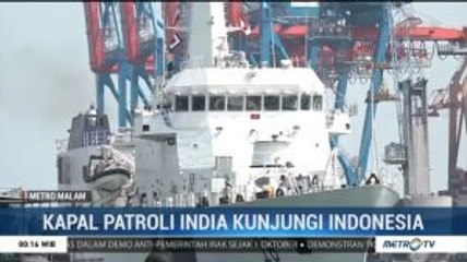 Bakamla RI Terima Kunjungan Kapal Patroli India di Pelabuhan Tanjung Priok