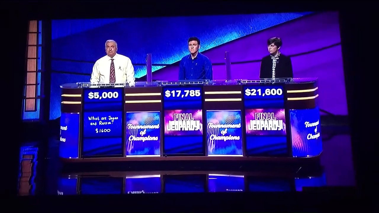 #JamesHolzhauer won #Jeopardy #TournamentOfChampions (11-15-2019)