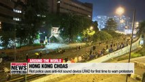 Fire and fury at Hong Kong Polytechnic University as riot police and protesters clash