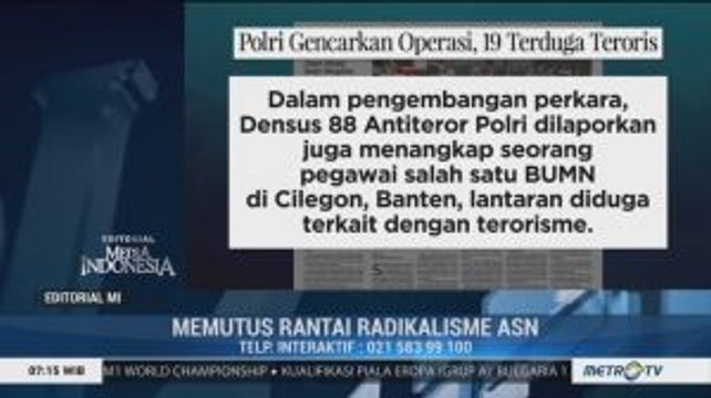 Memutus Rantai Radikalisme ASN