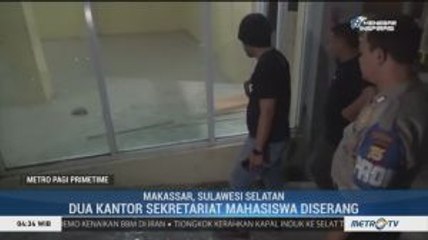 Dua Sekretariat Mahasiwa di Makassar Diserang Sekelompok Orang