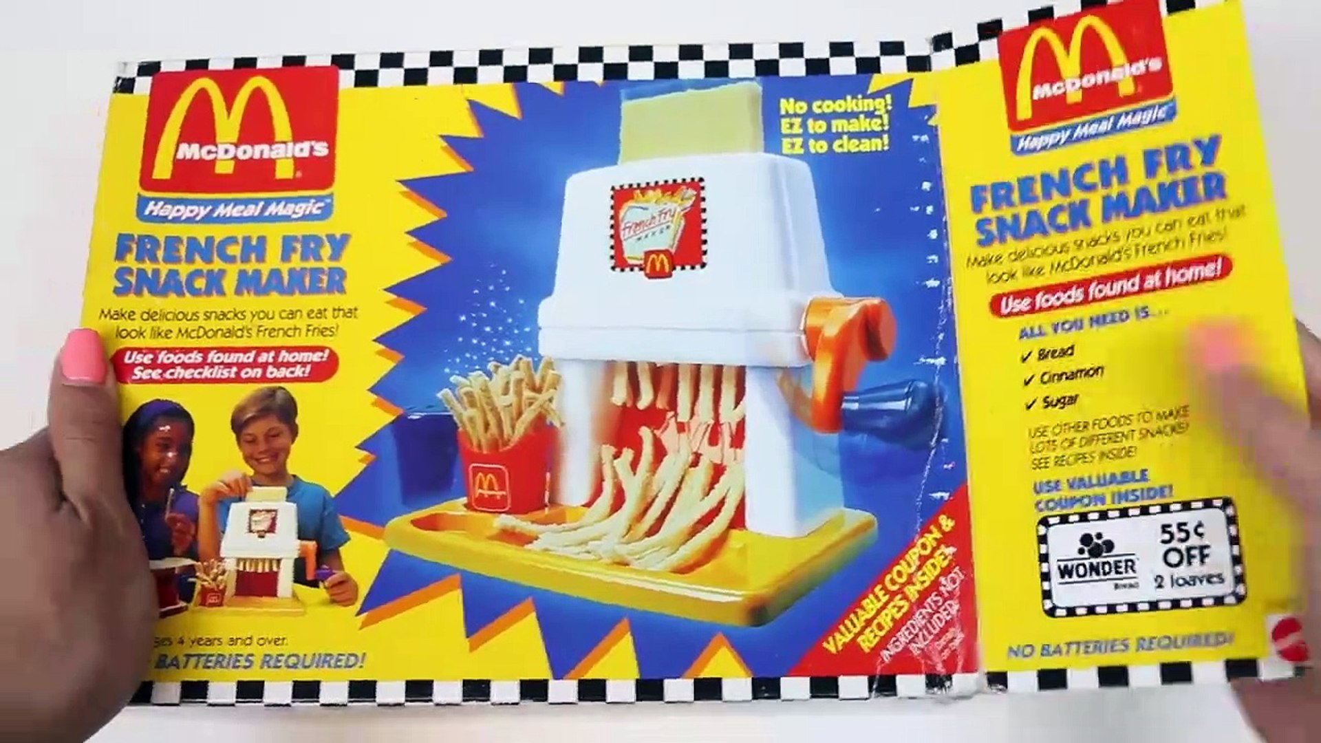 mcdonalds burger maker toy