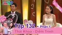 Cặp vợ chồng có cô vợ sợ... con nít | Thái Khoa - Diễm Trinh - VCS 132