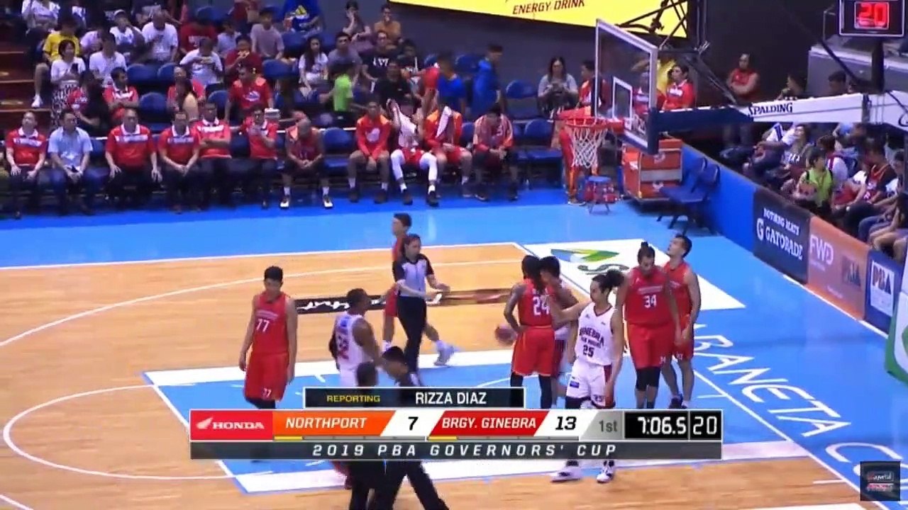 Northport vs Ginebra - 1st Qtr November 17, 2019 - Eliminations 2019 PBA Govs Cup