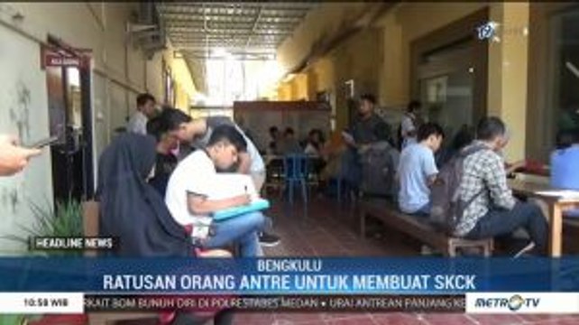 Ratusan Pendaftar CPNS di Bengkulu Rela Antre Berjam-jam Demi SKCK