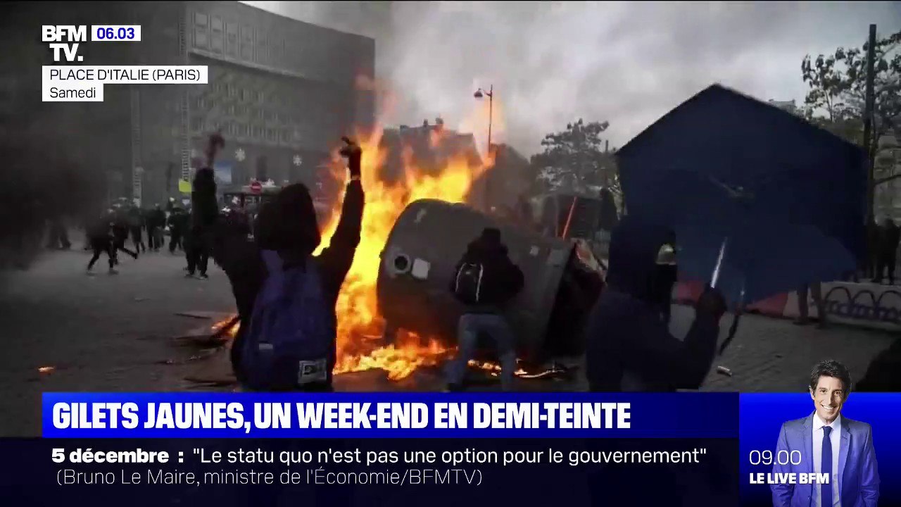 Gilets jaunes: retour sur un week-end en demi-teinte pour l'anniversaire du mouvement