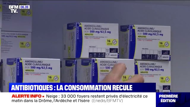 La consommation d'antibiotiques diminue en France mais le pays reste un des mauvais élèves de l'Europe