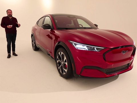 A bord du SUV électrique Ford Mustang Mach-E (2019)