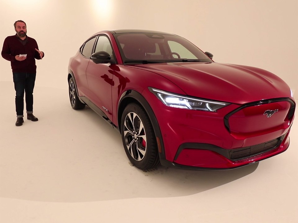 A bord du SUV électrique Ford Mustang Mach-E (2019)