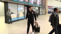 A milli futbol takımı yurda döndü