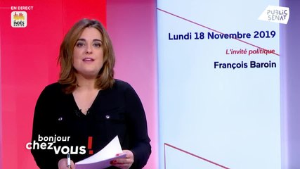 FranÃÂ§ois Baroin - Public SÃÂ©nat lundi 18 novembre 2019