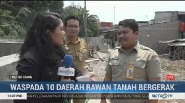 Waspada 10 Daerah Rawan Tanah Bergerak di Jakarta