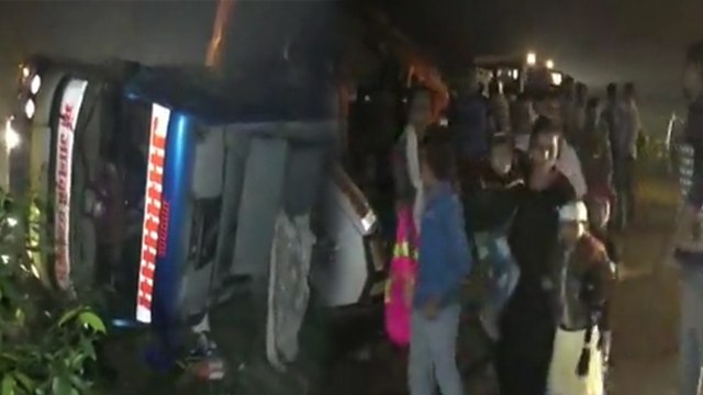 सीतामढ़ी से जयपुर जा रही थी बस का एक्सीडेंट, 5 लोगों की मौत, 30 से ज्यादा लोग घायल