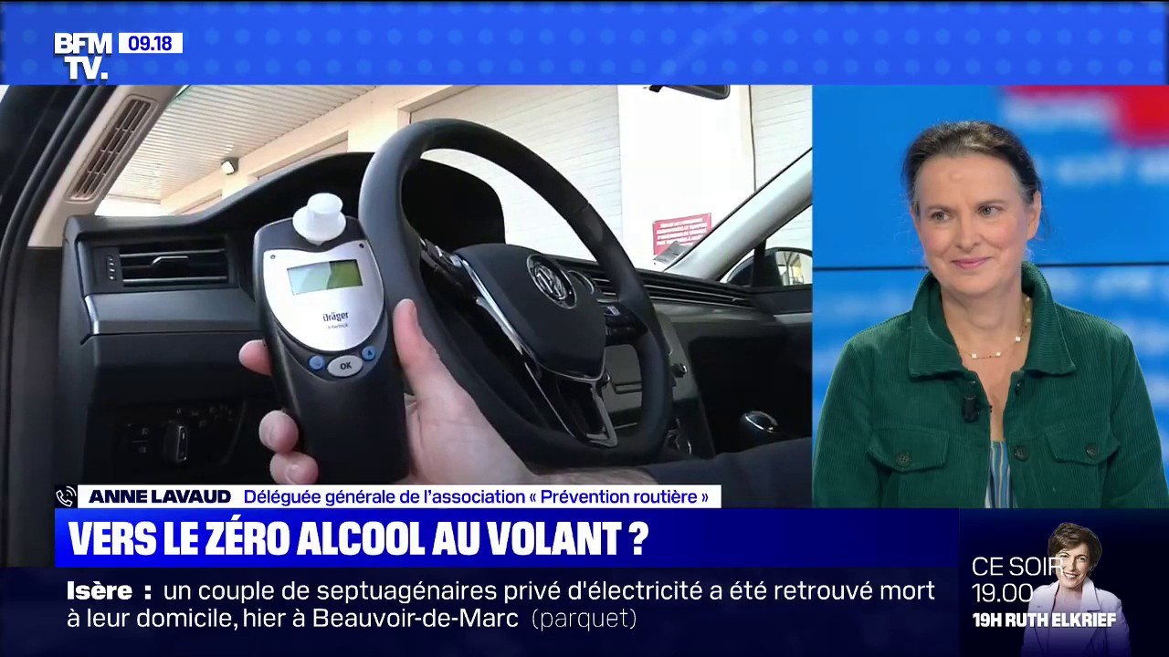 Pour l'association "Prévention routière", adopter le zéro alcool au volant  "ne paraît pas réaliste"
