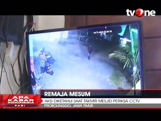 Aksi Mesum Sepasang Remaja di Masjid Terekam CCTV