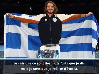 Masters - Tsitsipas : "Je me sens proche de remporter un Grand Chelem"