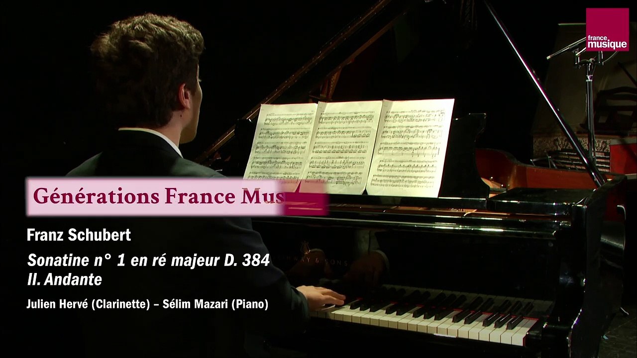 Franz Schubert : Sonatine n° 1 en ré Majeur D. 384 (Julien Hervé/Sélim Mazari)
