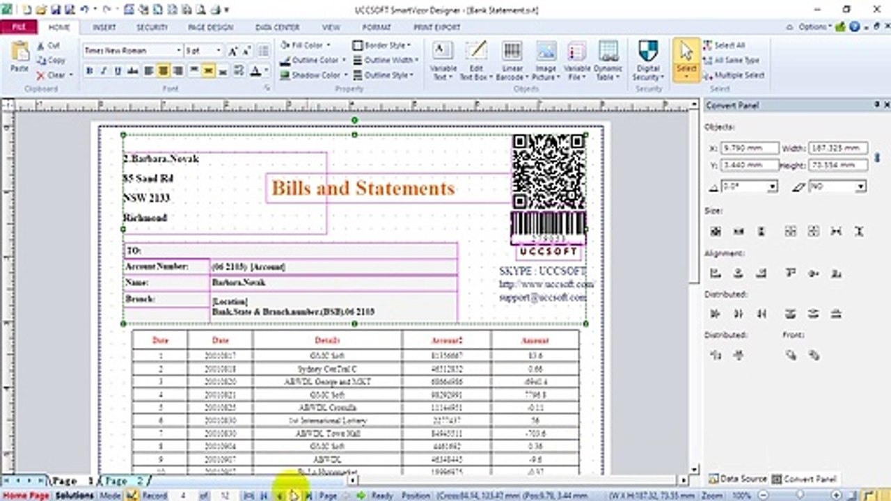 customer communications management-bills and statements