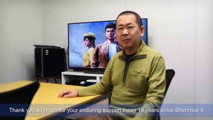 Shenmue III - Agradecimientos de Yu Suzuki