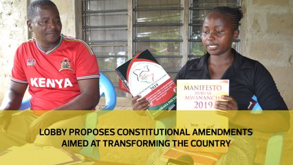 Lobby proposes constitutional amendments aimed at transforming the country
