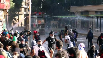 Chile's president condemns police violence after four weeks of unrest