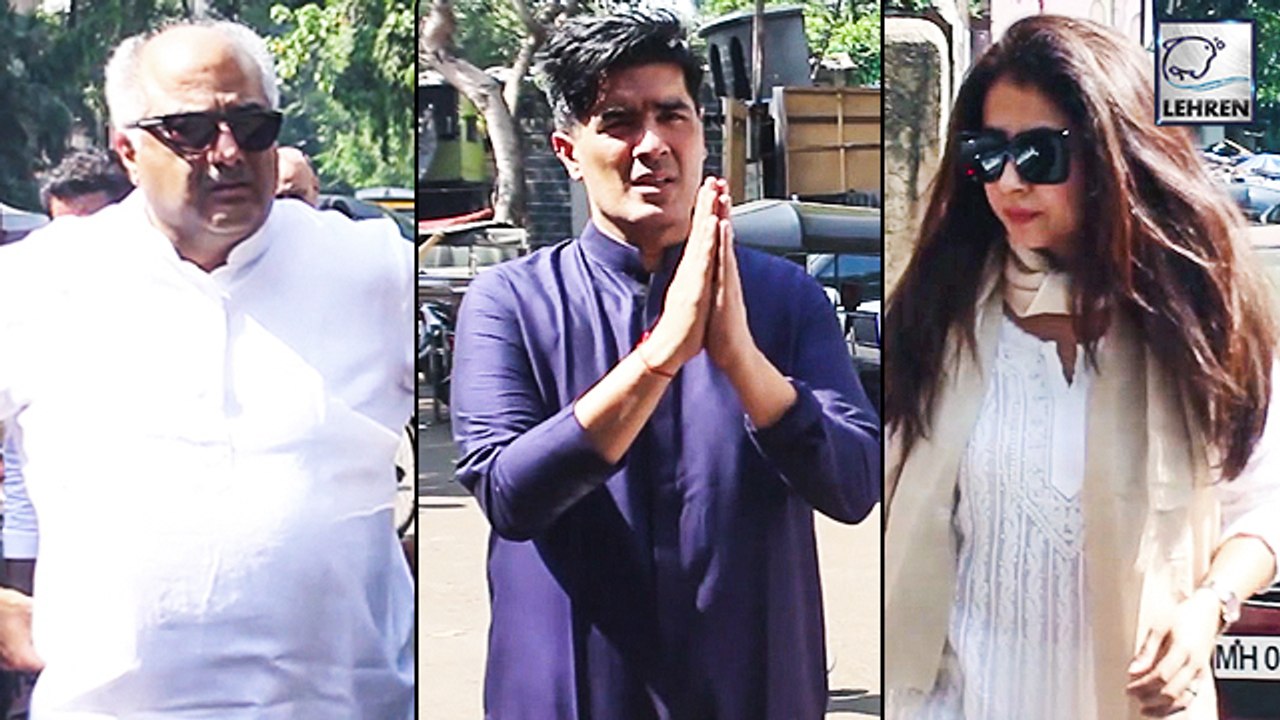 Manish Malhotra's Father Passes Away, Celebs Attend Last Rites