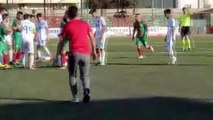 Cizre'de amatör lig maçında kavga