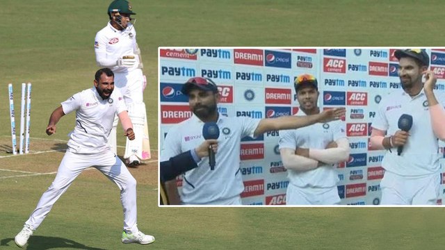 IND vs BAN,1st Test: Ishant Sharma Asks Mohammed Shami Secret Behind Taking Wickets After Indore Win