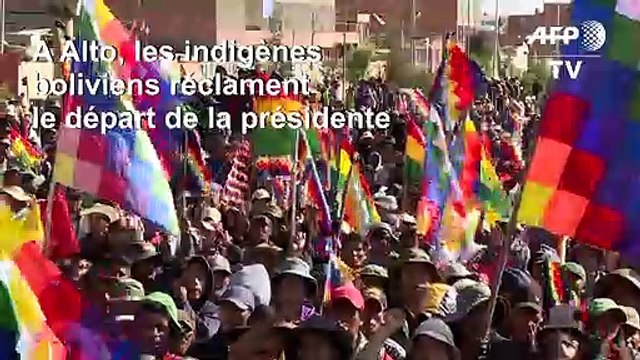 Bolivie: des indigènes demandent la démission de Jeanine Áñez