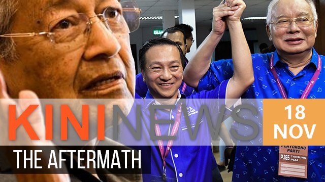 Dr Mahathir: We expected to lose, but not by over 15k votes | Kini News - 18 Nov