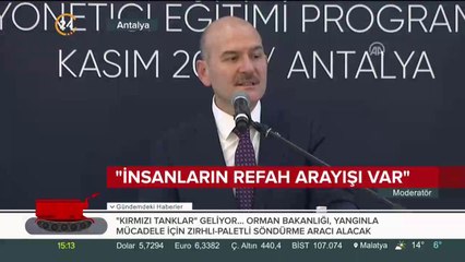 İçişleri Bakanı Süleyman Soylu konuştu