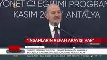 İçişleri Bakanı Süleyman Soylu konuştu