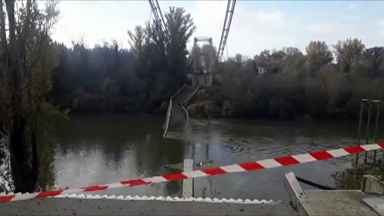 Mädchen stirbt bei Brückeneinsturz in Frankreich