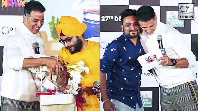Akshay Kumar Plays A Funny Quiz With Media Reporters | Good Newwz