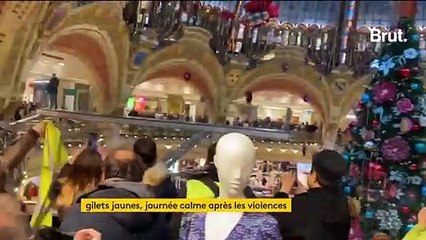 Gilets jaunes : manifestations dans le calme à Paris