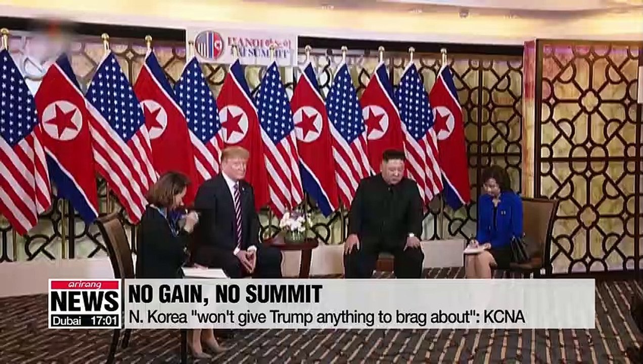 North Korea "not interested" in Trump's push for denuclearization deal without gains in return: KCNA