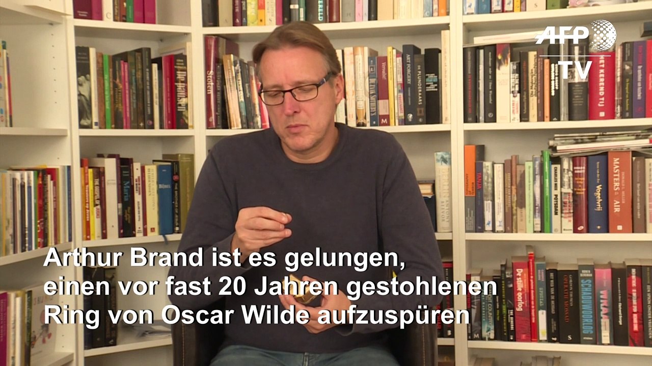 Kunst-'Indiana Jones' findet Ring von Oscar Wilde