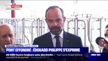 Édouard Philippe sur l'effondrement du pont de Mirepoix-sur-Tarn: 