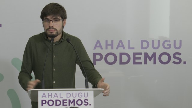 Podemos Euskadi sobre la carta de Iglesias: Cuando uno gobierna con otros hay que ceder