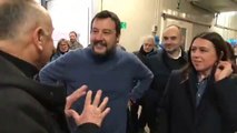 Bologna - Matteo Salvini in visita all' azienda agricola Valentina di Minerbio. 18.11..19