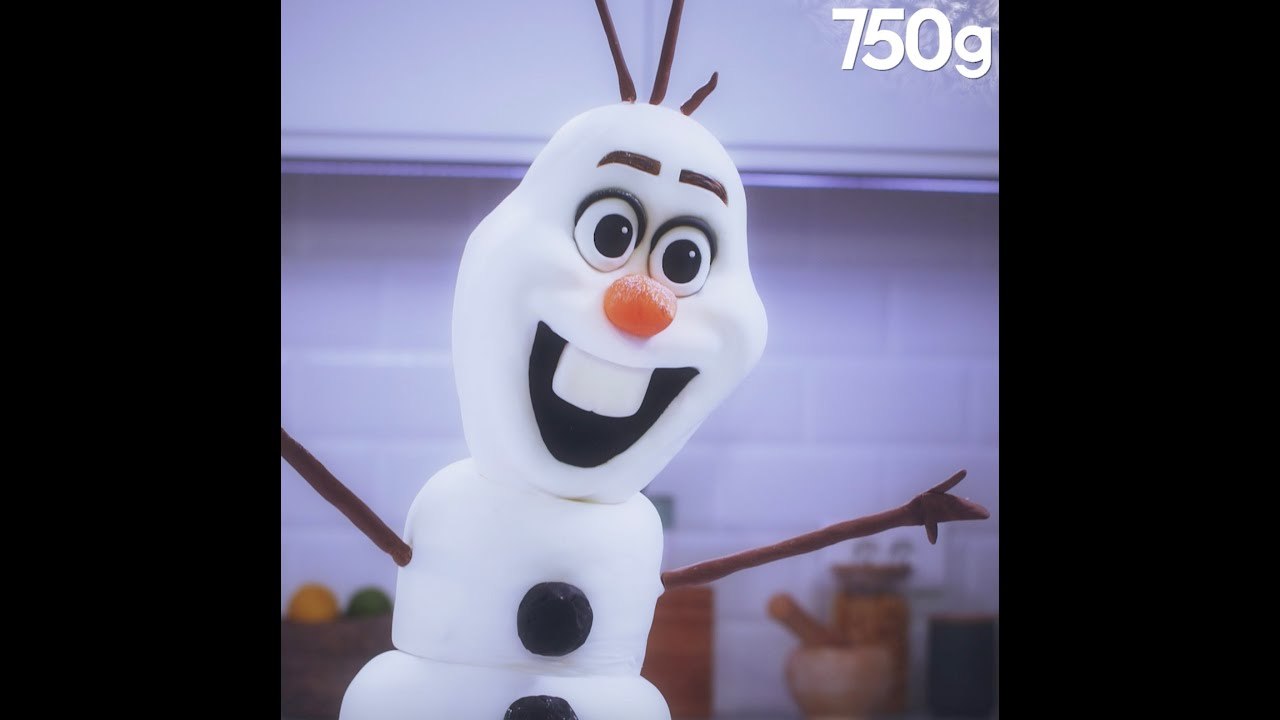Un incroyable gâteau Olaf (La Reine des neiges)  - 750g