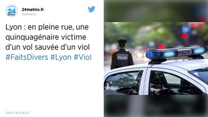 Lyon. Une femme échappe à un viol en pleine rue grâce à son mari qui avait alerté les policiers