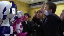 Tokyo 2020 Olympic Mascot Robots Excite Japanese Schoolchildren!