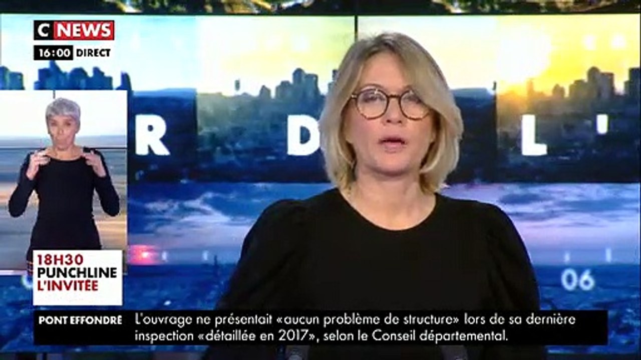 Pont effondré à Mirepoix-sur-Tarn: Un camion et une voiture tombés dans le Tarn - Au moins 1 mort et 5 blessés - Un nouveau corps vient d'être repêché (RTL)