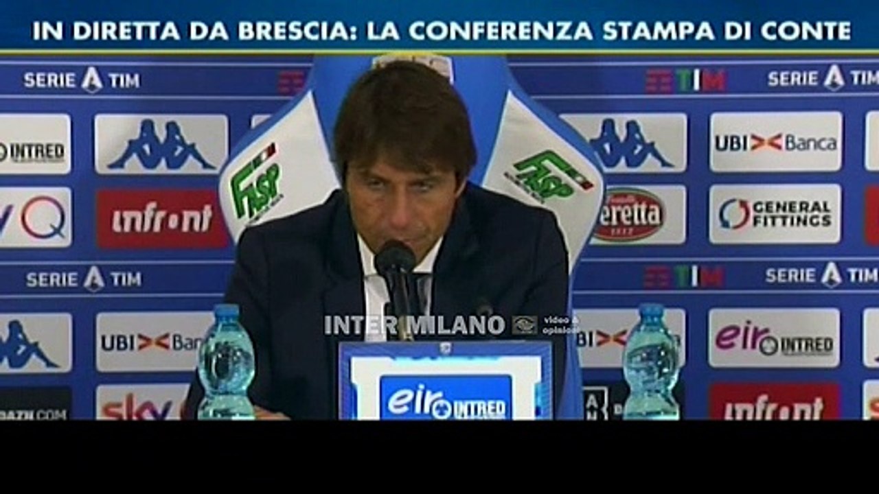 BRESCIA vs INTER 1-2 * ANTONIO CONTE SODDISFATTO IN SALA STAMPA DOPO IL MATCH * INTEGRALE