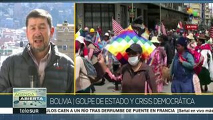 Tải video: Mantienen bolivianos cerco a El Alto para exigir la renuncia de Añez